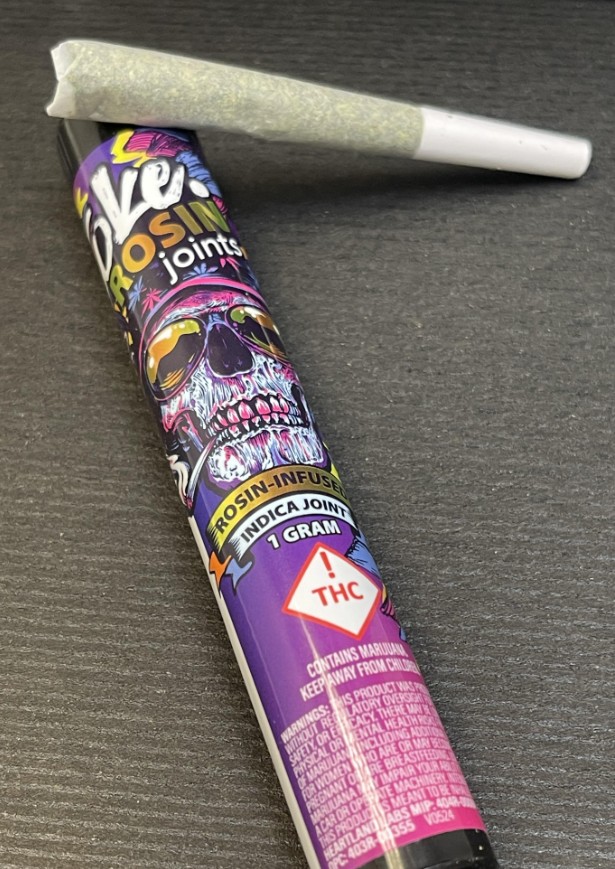Photograph of product: Toke Joints - Pancake Latte (I) - 1g Rosin Infused Joint