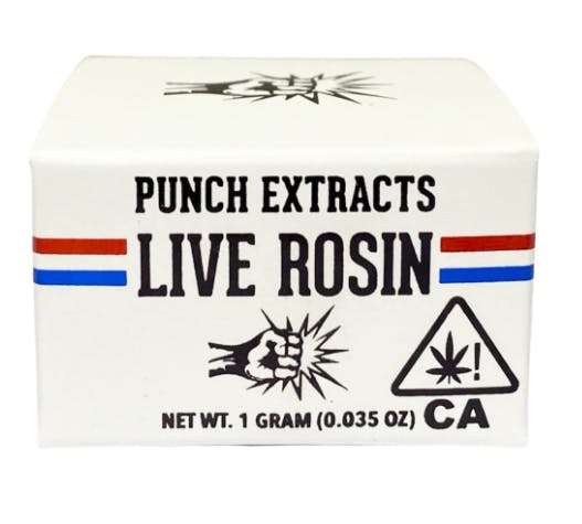 Photograph of product: Punch Extracts - Live Rosin Donny Fumez 1g - Tier 4 - Punch Extracts - Live Rosin Grape Sherbert 1g - Tier 4