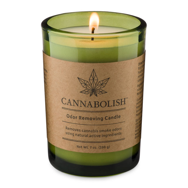 Photograph of product: Cannabolish Odor Removing Candle Wintergreen 7oz