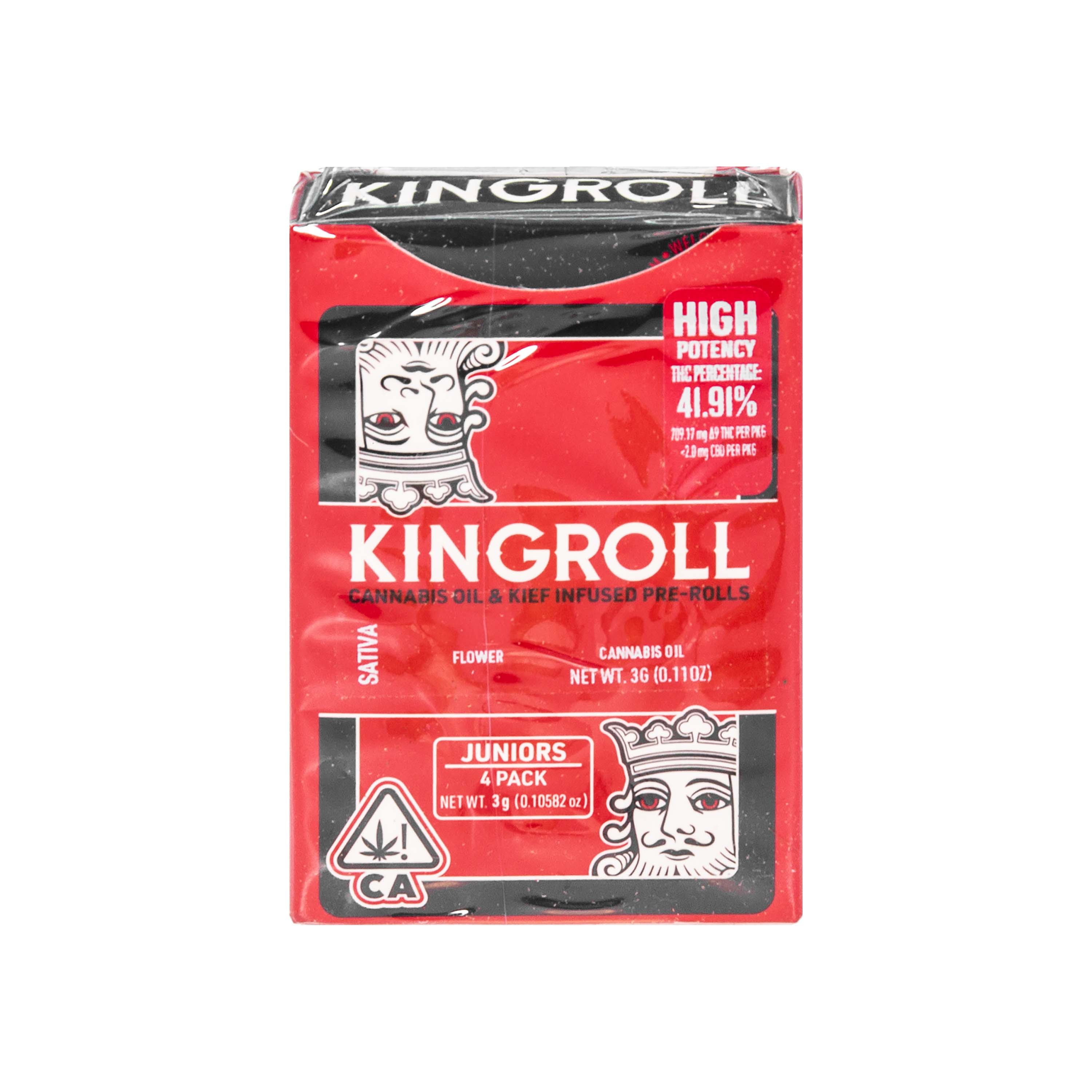 Photograph of product: Kingroll | Tangelo Sunrise x Kreamsicle Infused Jr. Pre-roll Pack (3g)