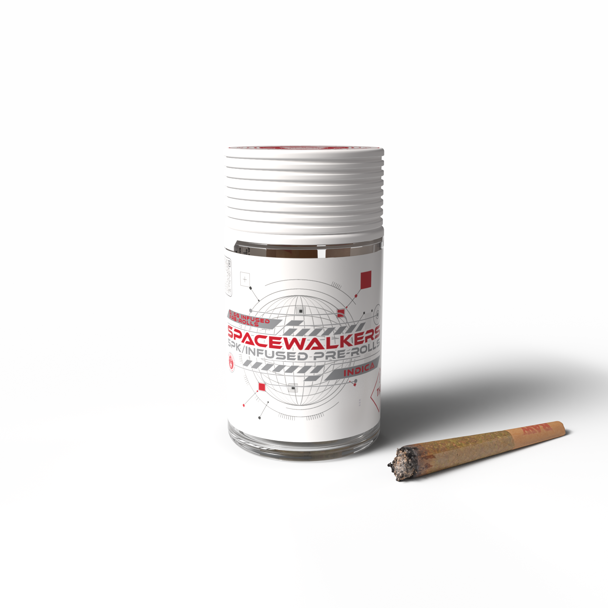 Photograph of product: Spacewalkers- 5 Pack- Infused Oui'd Pre-rolls