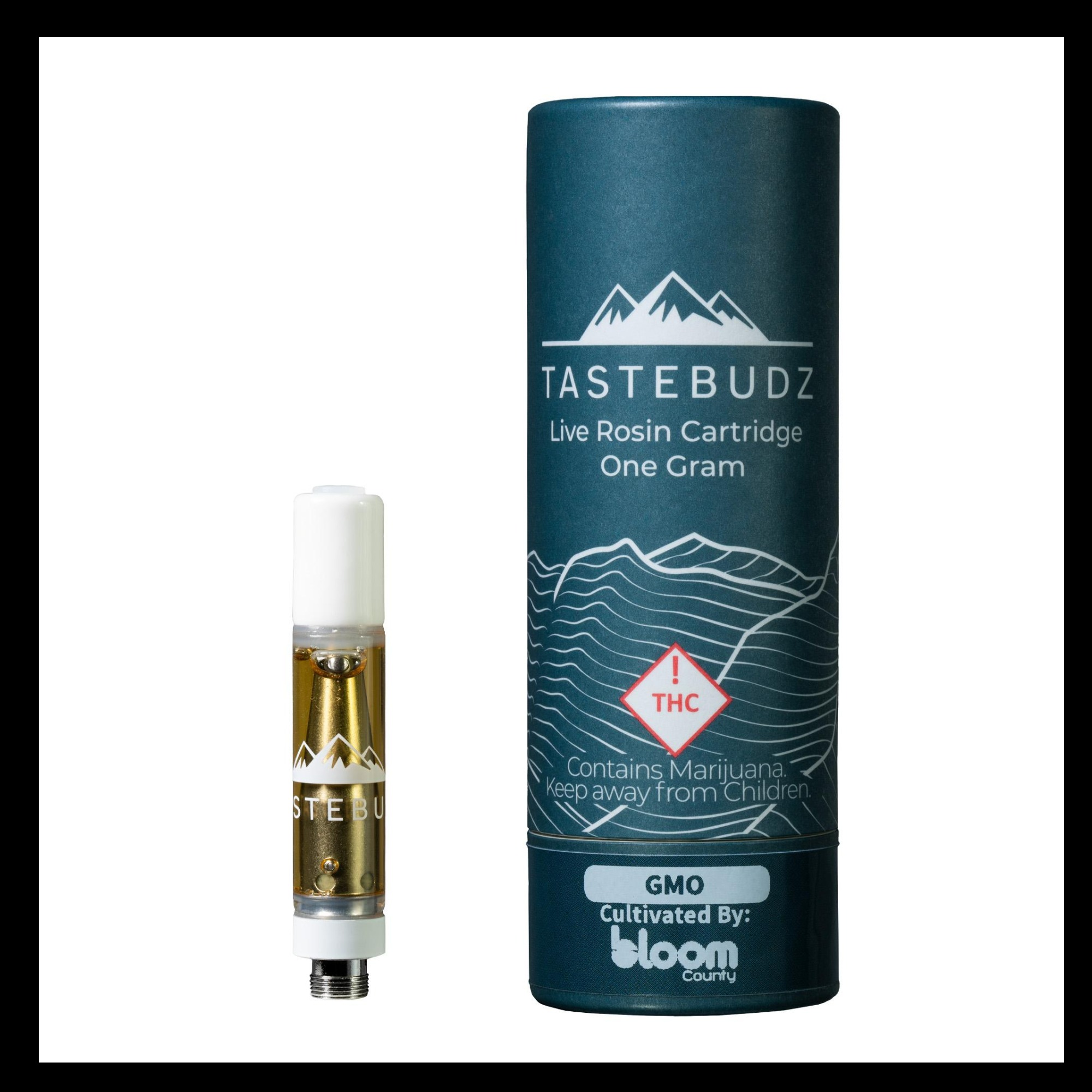 Photograph of product: Tastebudz Carts - (I) Live Rosin Cartridge