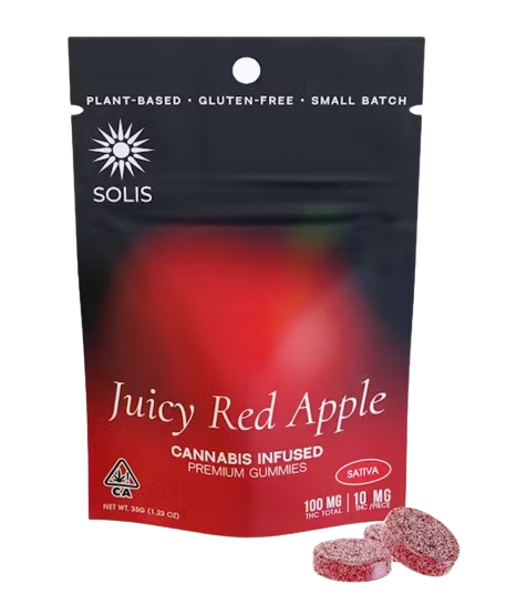 Photograph of product: JUICY RED APPLE (S) 100MG