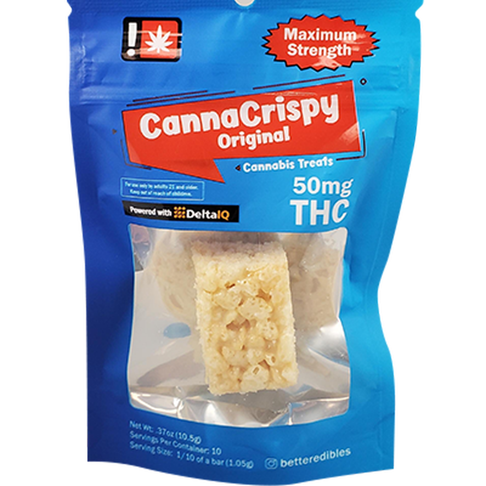 Photograph of product: Better Edibles | 100mg CannaCrispy | Cookies and Cream Oui'd