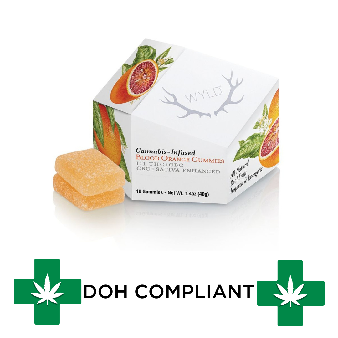 Photograph of product: DOH | Blood Orange 1:1 CBC Gummies | 10pk
