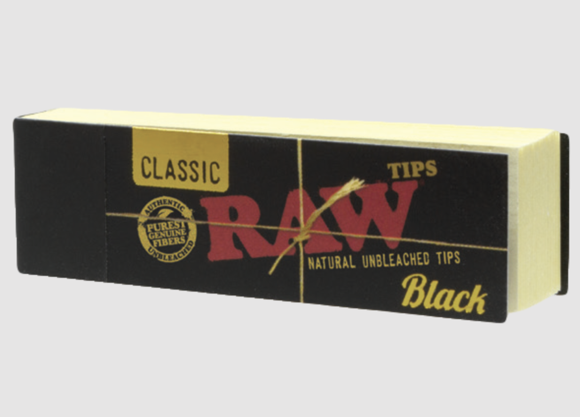 Photograph of product: Raw: Black Classic Soft Tips
