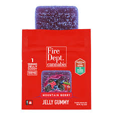 Photograph of product: FIRE DEPT | JELLY GUMMY | Oui'd | MOUNTAIN BERRY