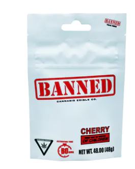 Photograph of product: Banned | Cherry |  200mg Gummies