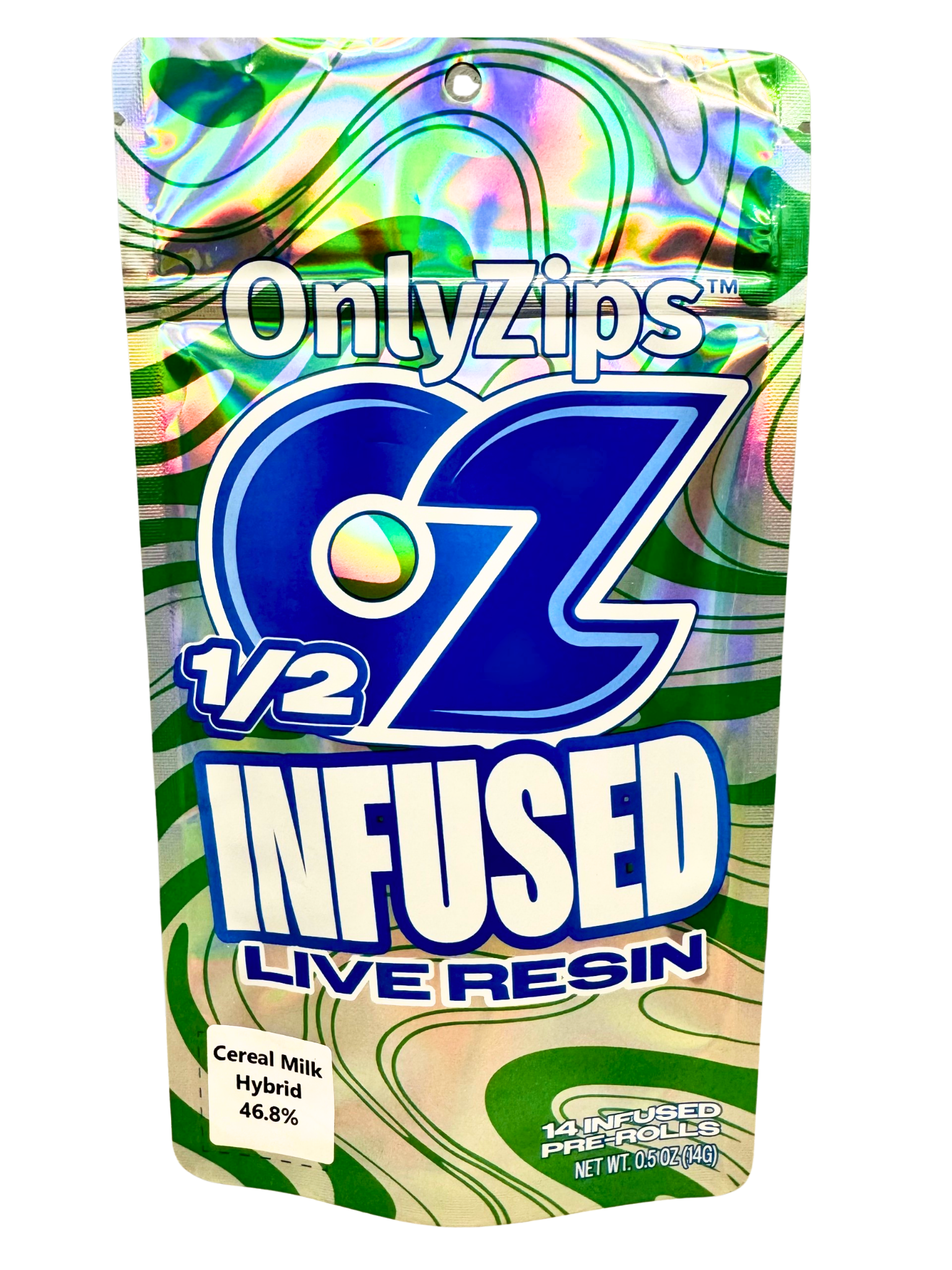 Photograph of product: Cereal Milk - 14pk Live Resin Infused PRs