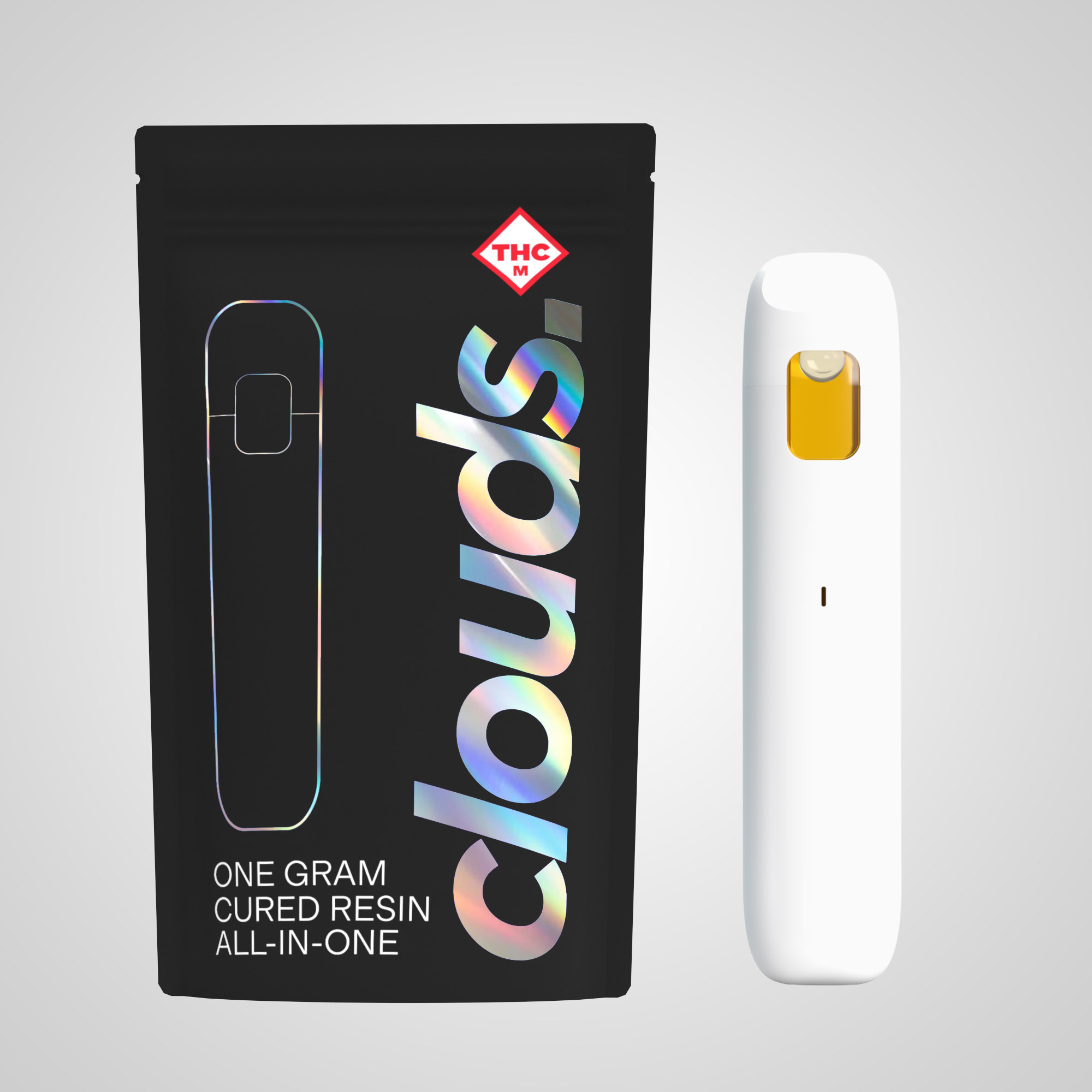 Photograph of product: Clouds - Cured Resin Disposable Ice Cream Cake - 1g