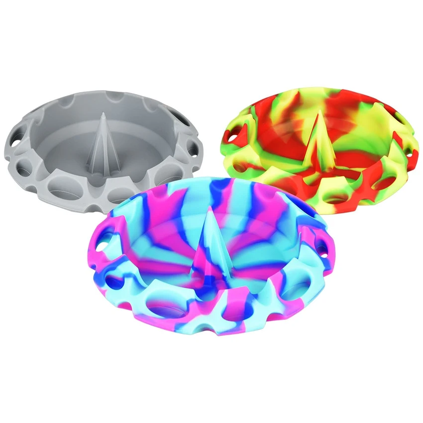 Photograph of product: Debowler UFO Silicone Ashtray | 4.75" | Colors Vary (TAX INCLUDED)