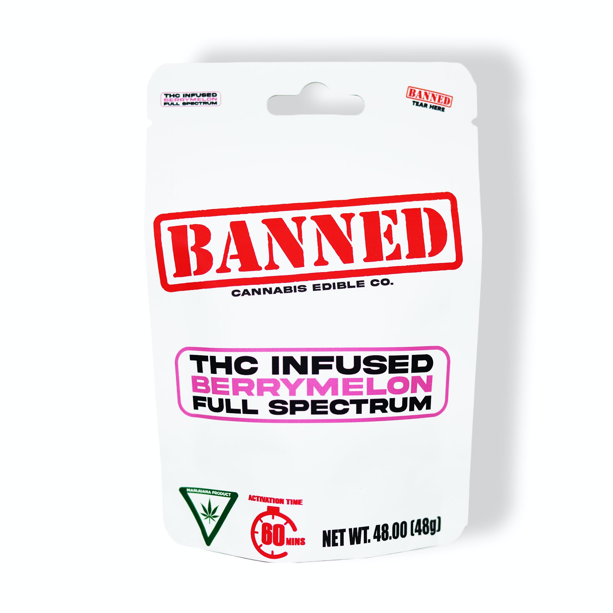 Photograph of Product: Banned | Berry Melon Gummies | 200mg