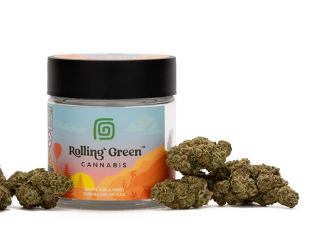 Photograph of product: Blue Guava Flower | Hybrid | Rolling Green - 3.5g