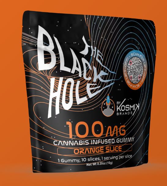 Photograph of product: Kosmik - The Black Hole - Orange 2pk (50mg per piece/100mg)