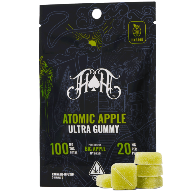 Photograph of product: Heavy Hitters - Atomic Apple - 5ct Gummies