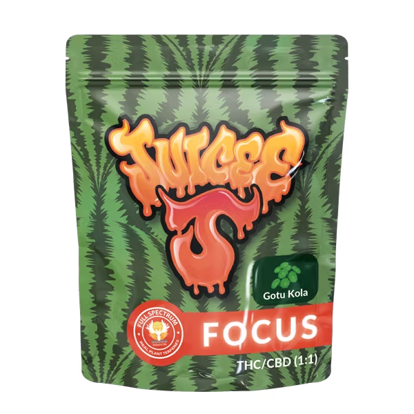Photograph of product: Juicee Watermelon - 5mg TH-oui/CBD 1:1 - (10 pack)