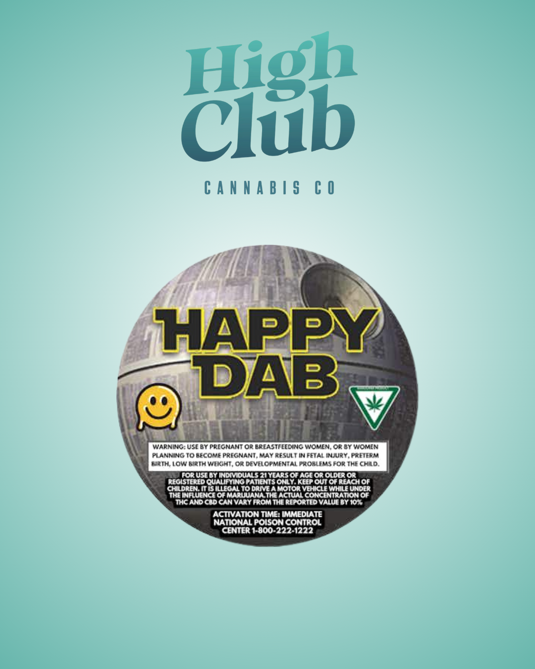 Photograph of product: Happy Dab | AK-47 Live Resin