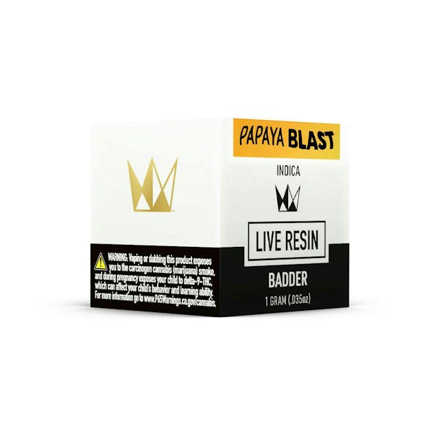 Photograph of product: Papaya Blast Badder - Live Resin Badder