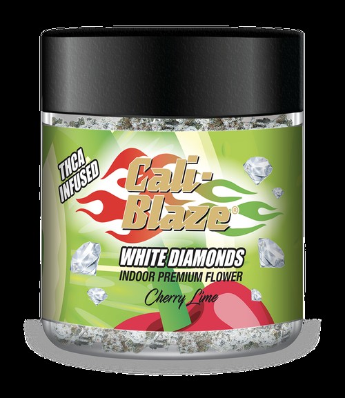 Photograph of product: Cali-Blaze Cherry Lime White Diamonds 3.5g