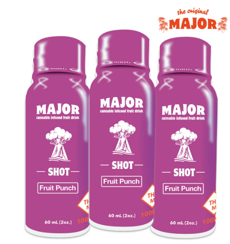 Photograph of product: Love's Oven | Major Shot | Fruit Punch (H) 100mg