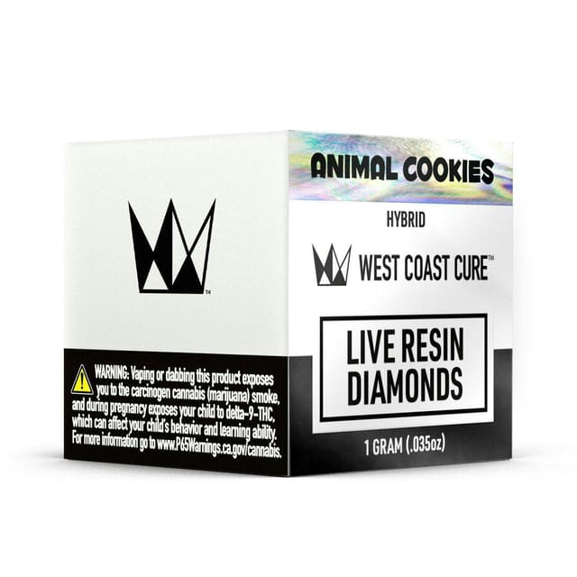 Photograph of product: 1g Animal Cookies Live Resin Diamonds - 