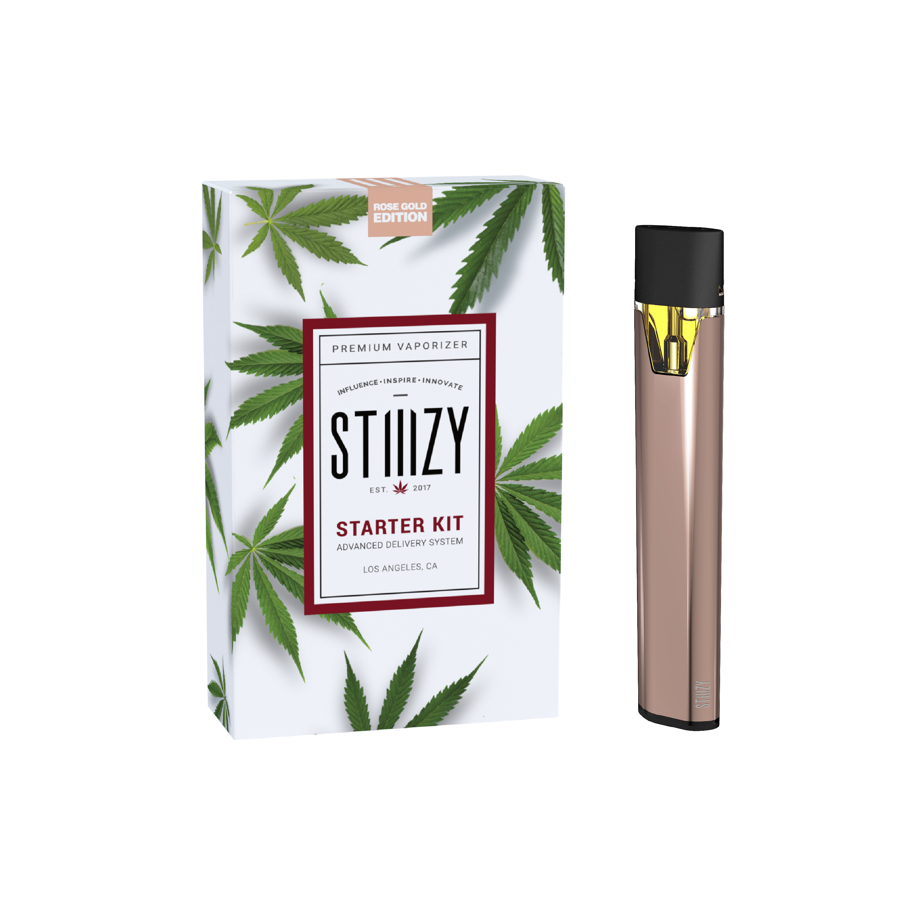 Photograph of product: Stiiizy: Rose Gold Battery