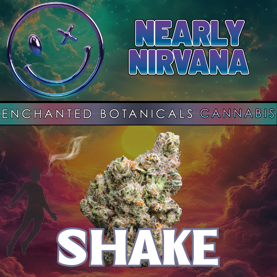 Photograph of product: Flower - Nearly Nirvana - Oui'd - SHAKE - 1g