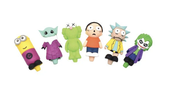 Photograph of product: Silicone Character 4" Pipe