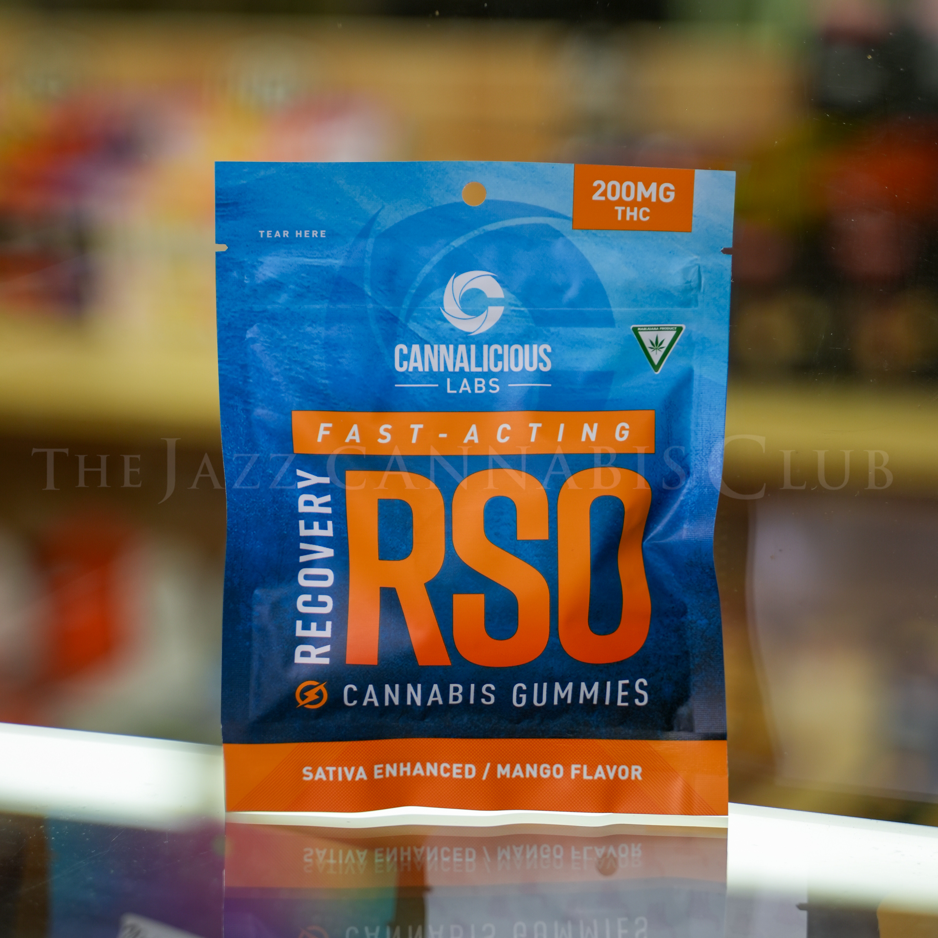 Photograph of product: Cannalicious - RSO Recovery Gummies Pear 200mg  (Oui'd)