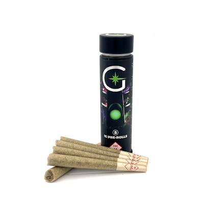 Photograph of product: GREENLIGHT PRE-ROLL PACK BLACK RUNTZ (H) [5PK] 1G
