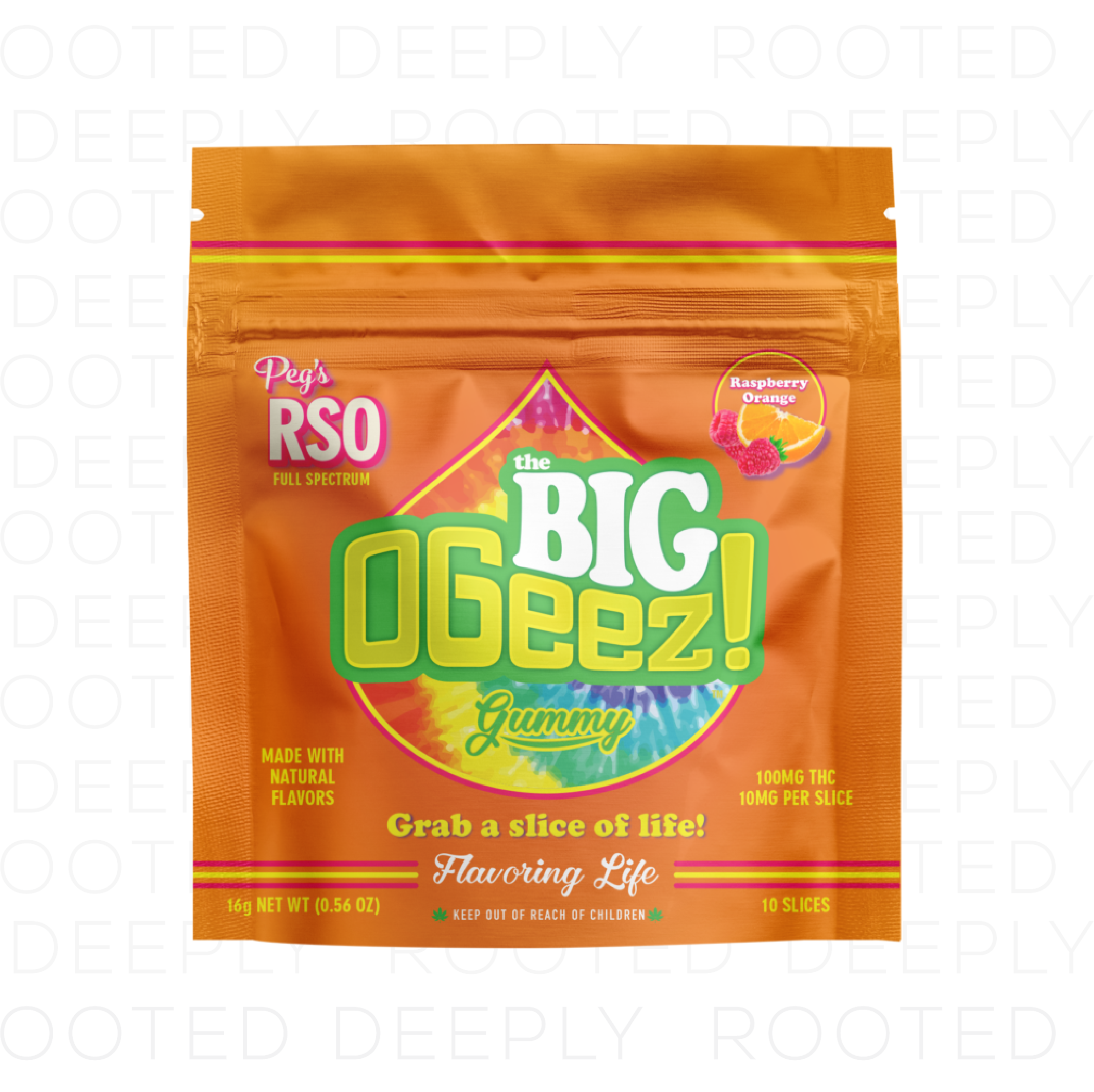 Photograph of product: Ogeez | 100mg MEGA DOSE 1: ummy |  BIG Happy Balance 1:1