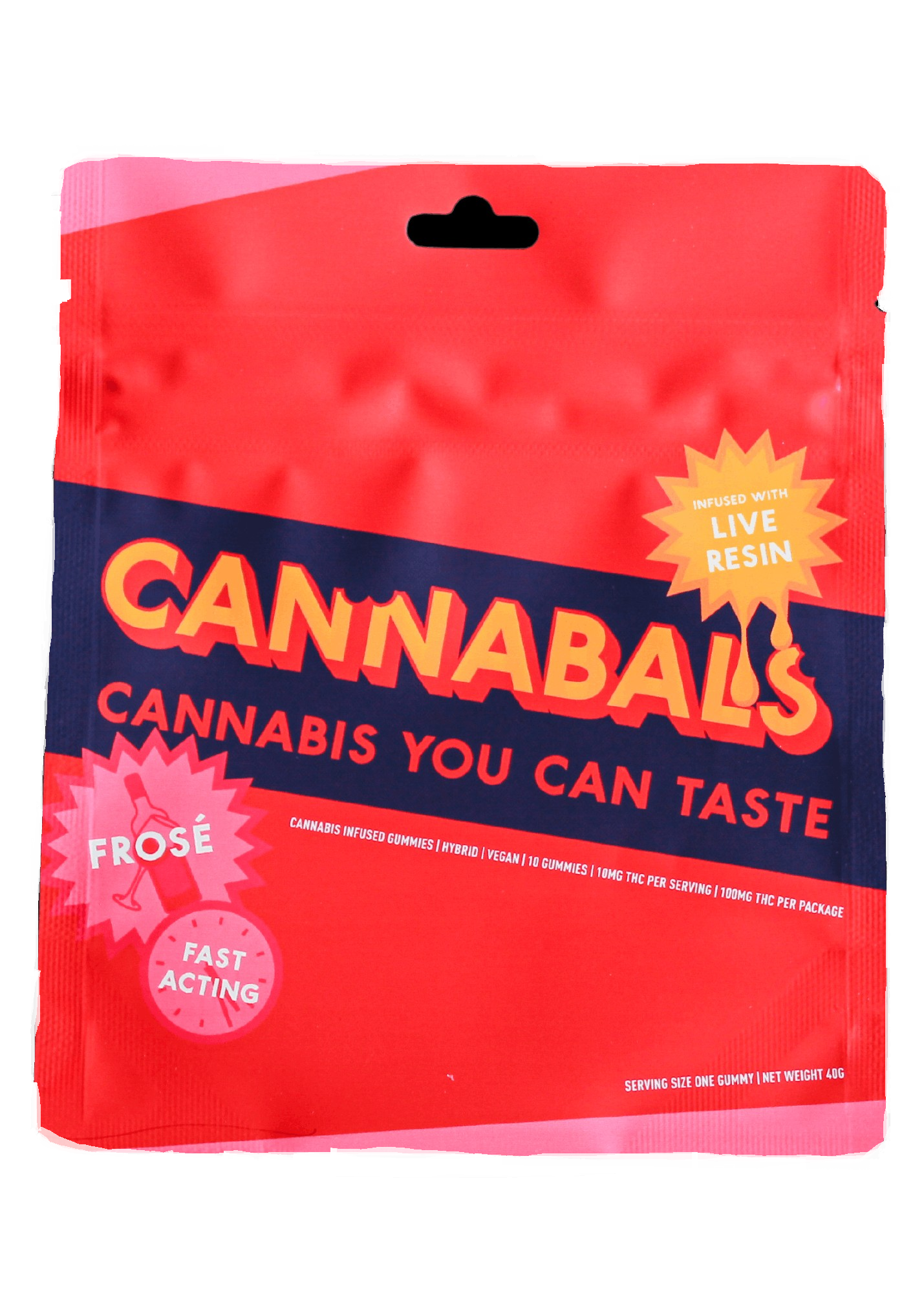 Photograph of product: Cannabals | Frose | Live Resin Gummy 10PK