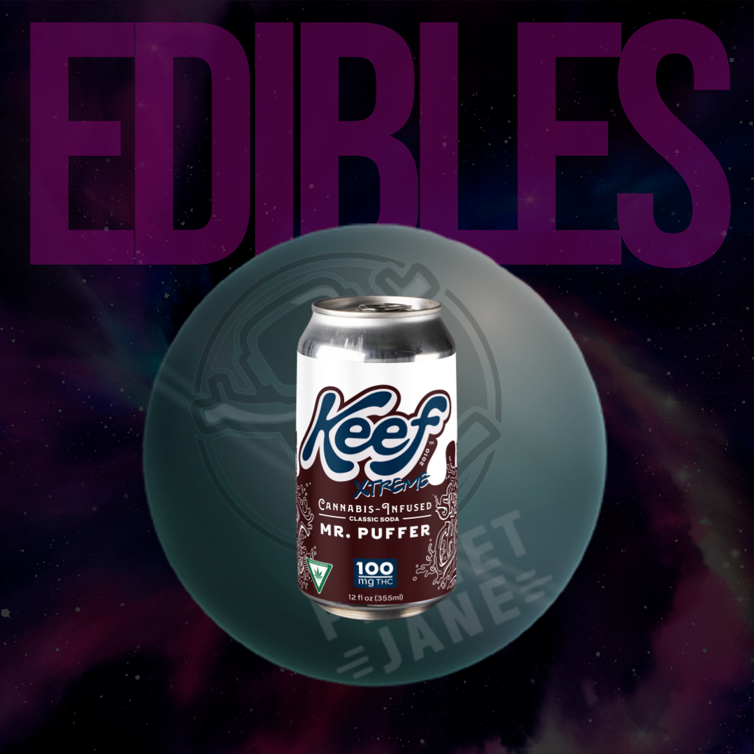 Photograph of product: 100mg Oui'd Infused Soda - Mr. Puffer