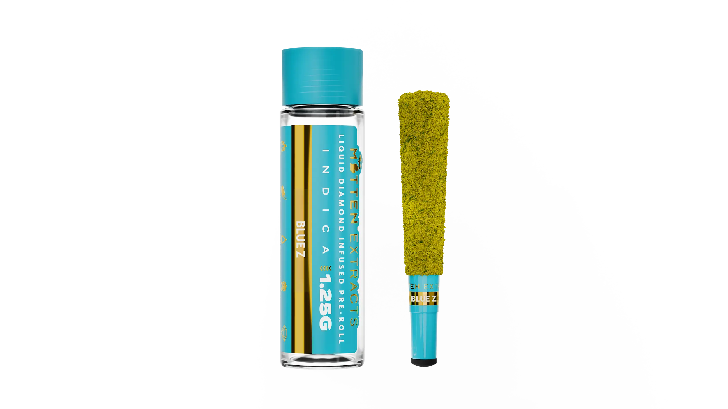 Photograph of product: Blue Z Infused Pre-Roll | 1.25g