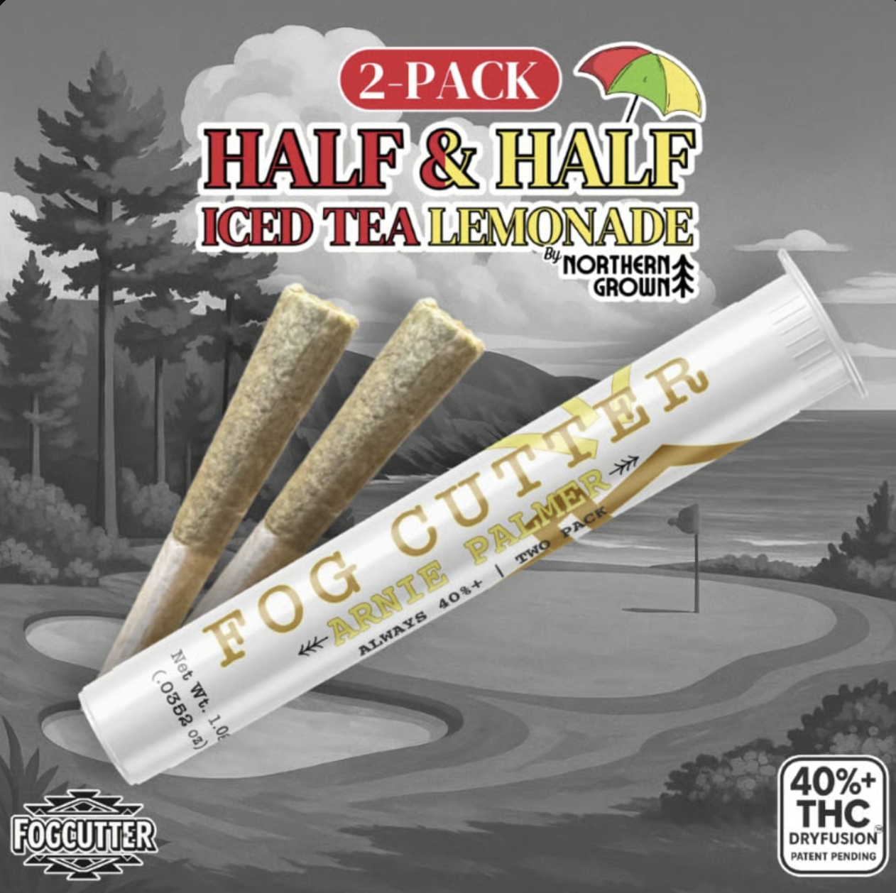 Photograph of product: Arnie Palmer Fog Cutter - 0.5g x 2pk. Infused - Northern Grown