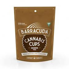 Photograph of product: Barracuda Cups | Milk Chololate Caramel | 200mg TH-oui Cups