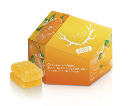 Photograph of product: WYLD Gummies Sour Tangerine (H) 100mg