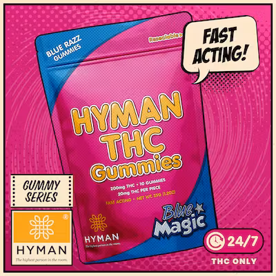 Photograph of product: HYMAN | GUMMIES | 200MG ALL DAY | SPRITZER