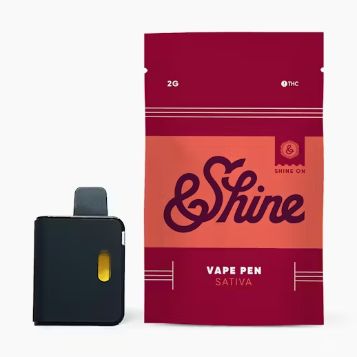 Photograph of product: Disposable Pen Orange Sunset (&Shine) | 2000mg