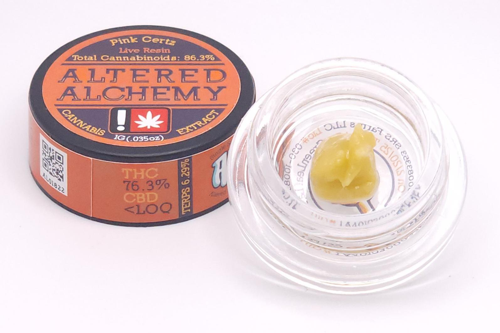 Photograph of product: Altered Alchemy | Pink Certz Live Badder