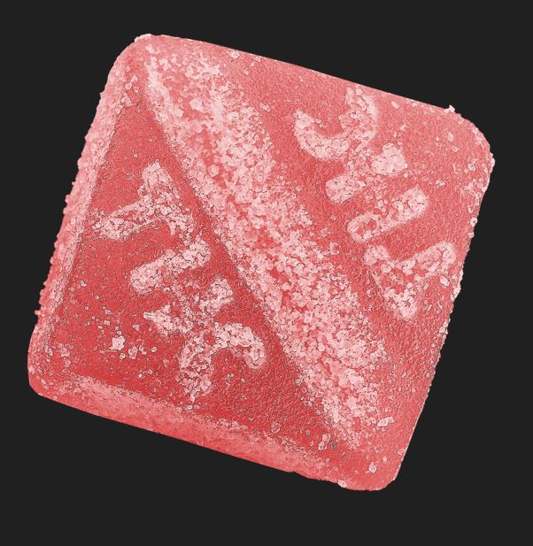 Photograph of product: Sour Black Cherry RSO Gummies T99 10pk (2-25947)