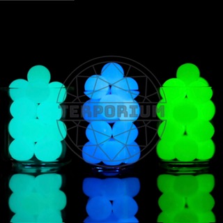 Photograph of product: Terporium Terp Pearl 4mm - Glow In The Dark Teal