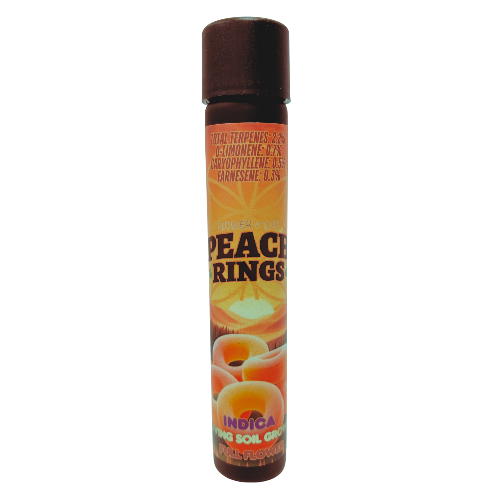 Photograph of product: Flower Of Life | Peach Rings Pre Roll