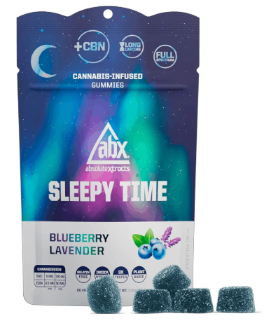 Photograph of product: Sleepy Time Blueberry Lavender Gummies
