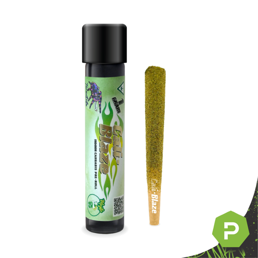 Photograph of product: Cali Blaze Tarantula Preroll | Mojito