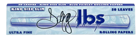 Photograph of product: Papers | Dogg lbs | Blue Paisley King Slim Size 50ct