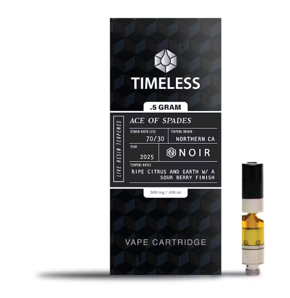 Photograph of Product: NOIR | Ace of Spades - Distillate | Vape Cartridge