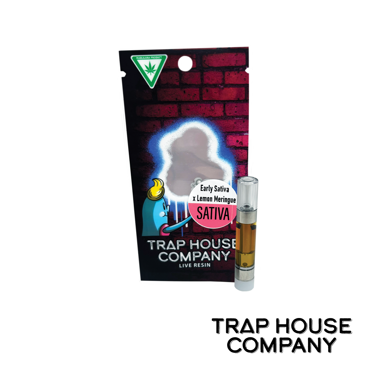 Photograph of product: Early Oui'd x Lemon Meringue Live Resin Cartridge - 1g