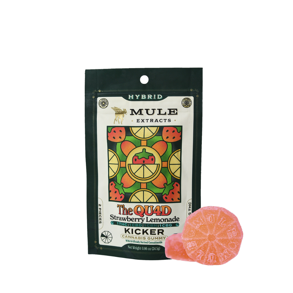 Photograph of product: Mule - Kicker - Strawberry Lemonade 1:1:1:1 "The Quad"