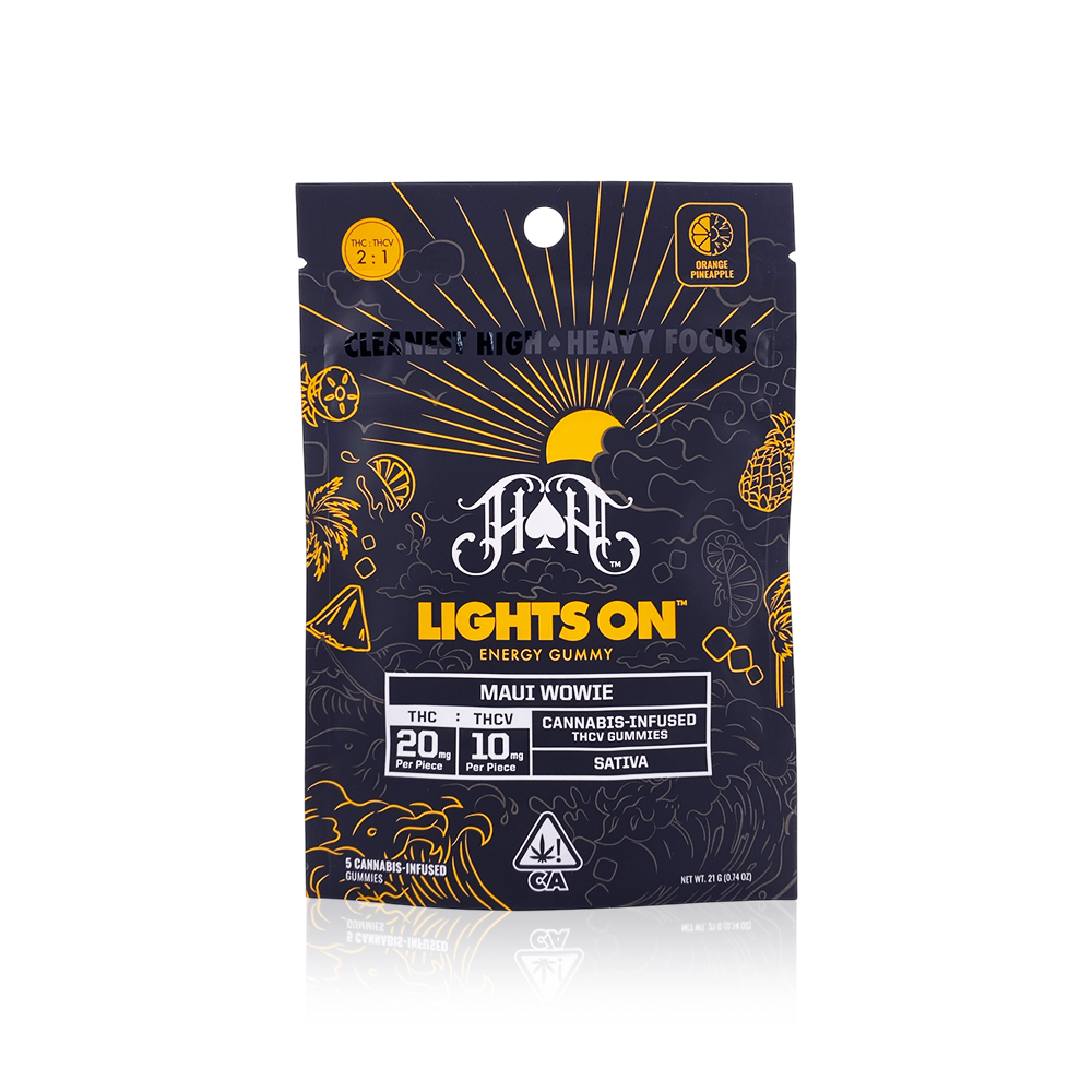 Photograph of product: HEAVY HITTERS - Edible - Maui Wowie - TH-oui/TH-ouiV - 100MG